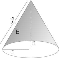 Υπολογισμός μήκους ακμής στον κώνο. Πλευρά κώνου. Γεωμετρικός τύπος