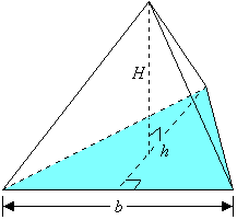 Όγκος τετράεδρου - τριγωνικής πυραμίδας  - Μαθηματικός τύπος